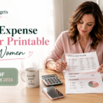 daily expense tracker printable for women